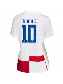 Hrvatska Luka Modric #10 Zenski Domaci Dres EP 2024 Kratak Rukavima